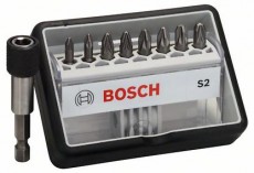 bosch bitkészlet 25 mm pz 8+1 részes 2607002561