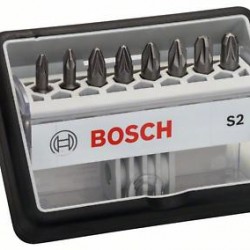 bosch bitkészlet 25 mm pz 8+1 részes 2607002561