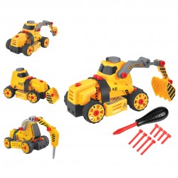 neo tools játék munkagép,4az1ben,szerelőkészlettel gd041