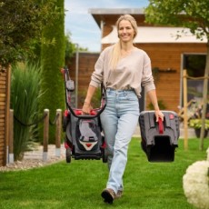 al-ko akkus fűnyíró 2db 2,5ah akkuval és töltővel 34.6 li comfort set (114170)