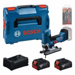 bosch akkus beszúrófűrész 18v gst + 2x 5.0ah + 0615a500e5