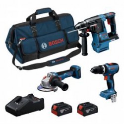 bosch kombi készlet 18v gsb+gbh+gws+2x5.0ah+ga 0615a002m4