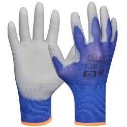 gebol védőkesztyű nano flex /10 szürke-kék 709419bg