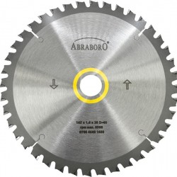 abraboro körfűrészlap 165x1,6x20 tct 40 (070846401650)