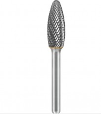 sherwood 8mm dia,6mm shank, doublecut shr2100005f flame