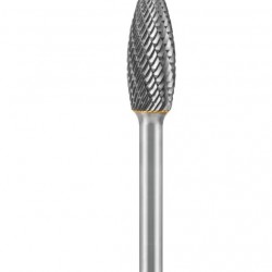 sherwood 8mm dia,6mm shank, doublecut shr2100005f flame