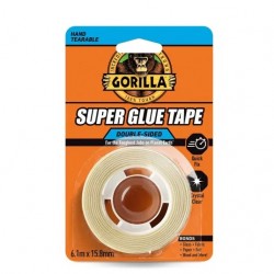 gorilla kétoldali ragasztószalag 15,8mmx6,1m super glue tape
