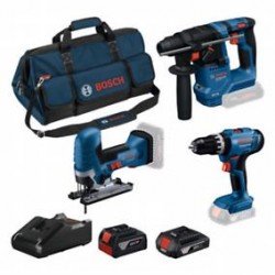 bosch kombi-készlet 18v gsb+gst+gbh+1x2ah+1x4a 0615a500bl