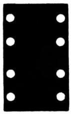 bosch közdarab rezgőcsiszolóhoz 80x133mm 2 db/cs 2608000813