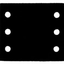 bosch közdarab rezgőcsiszolóhoz 115x107mm 2 db/cs 2608000815