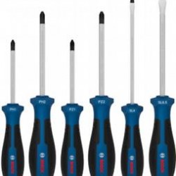 bosch csavarhúzó készlet ph/pz/sl, 6 részes 1600a039ph