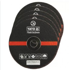 yato vágókorong ¤75x9,5x2,0 yt-0994 5db/cs fémre