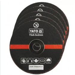 yato vágókorong ¤75x9,5x2,0 yt-0994 5db/cs fémre