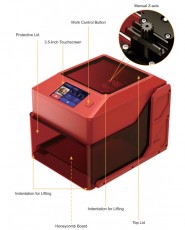optilas 10w intelligens kék lézeres gravírozógép 720u-um10w