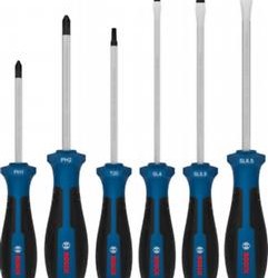 bosch csavarhúzó készlet ph/tx/sl, 6 részes 1600a039pj