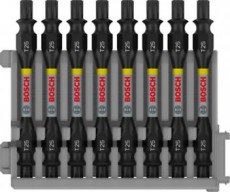 bosch pro kétvégű impact bit set, t25, 65mm, 8db 2608522340
