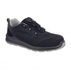 portwest munkavédelmi cipő 45 ft08bgy,önbefűző trainer fekete/szürke