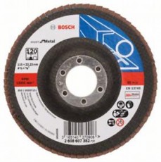 bosch legyezőcsiszoló 115 x 22,23 mm, p120 2608607352