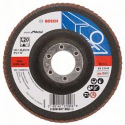 bosch legyezőcsiszoló 115 x 22,23 mm, p120 2608607352