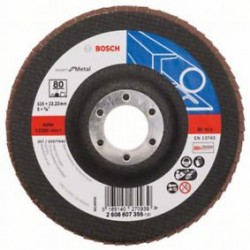 bosch legyezőcsiszoló 125 x 22,23 mm, p80 2608607355