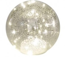 emos led karácsonyi üveggömb arany 15cm 20led ip20 meleg (1550000177)