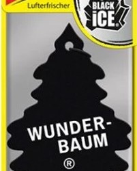 wunder-baum légfrissitőlap autóba black ice wb-7200