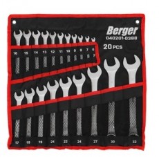 berger csillag-villáskulcs készlet 20 részes 040201-0388 (6-32mm crv)