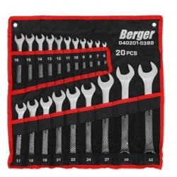 berger csillag-villáskulcs készlet 20 részes 040201-0388 (6-32mm crv)